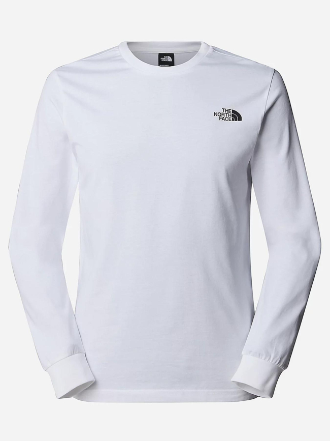 T-shirt à manches longues easy blanc homme - The North Face