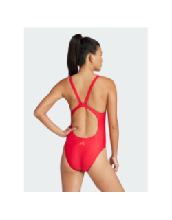 Maillot de bain de natation 3s rouge femme - Adidas