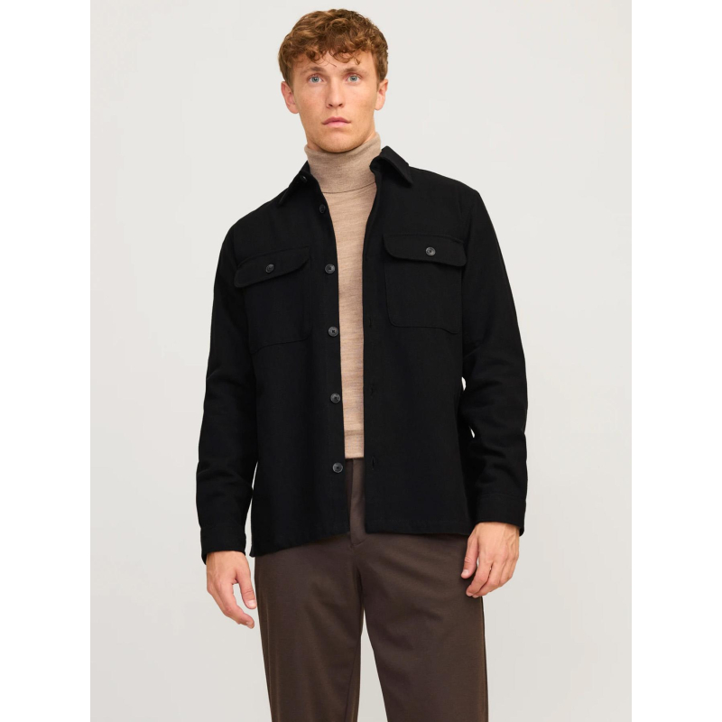 Surchemise jcogrid noir homme - Jack & Jones
