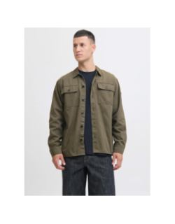 Surchemise jcogrid kaki homme - Jack & Jones