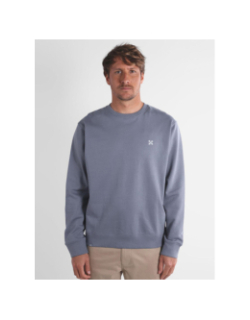 Sweat à col rond souet bleu homme - Oxbow