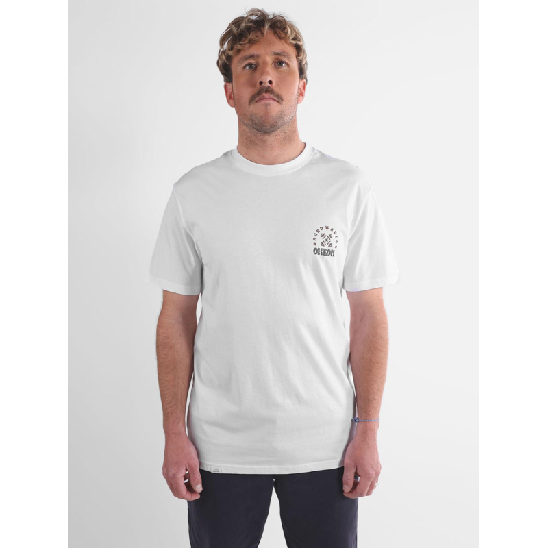 T-shirt à manches courtes sandwaves blanc homme - Oxbow