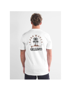 T-shirt à manches courtes sandwaves blanc homme - Oxbow