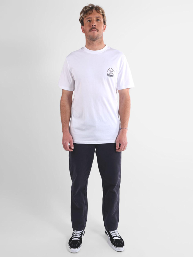 T-shirt à manches courtes sandwaves blanc homme - Oxbow