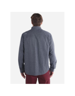 Chemise à manches longues flanelle hilltop gris homme - Oxbow