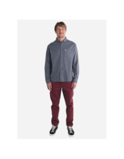 Chemise à manches longues flanelle hilltop gris homme - Oxbow