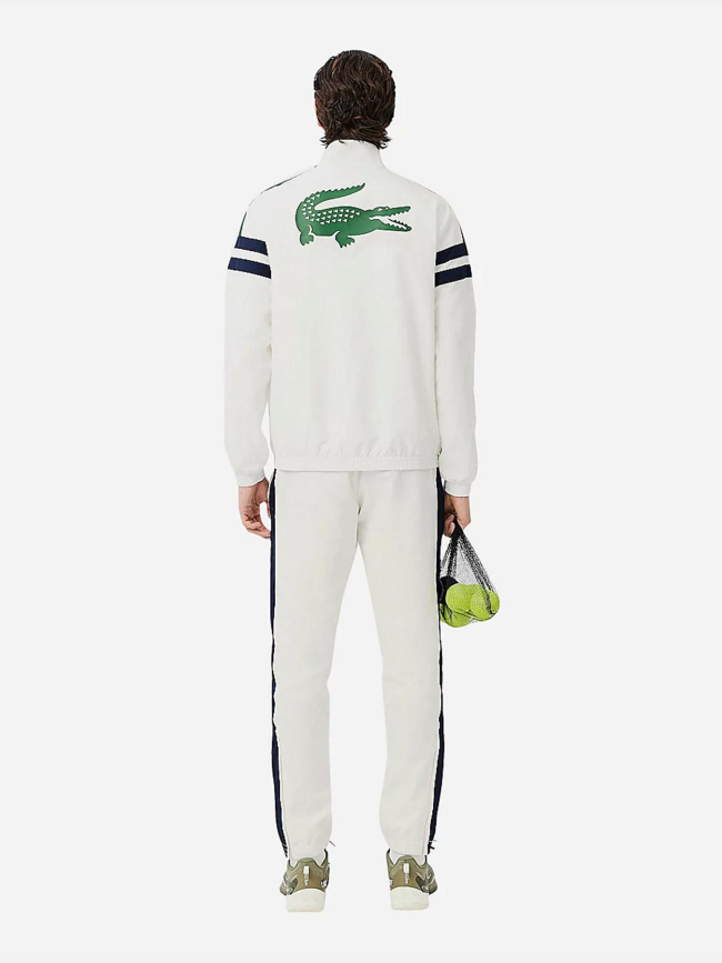 Ensemble survêtement tennis imprimé blanc homme - Lacoste