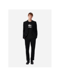 T-shirt à manches courtes urban grand logo noir homme - Lacoste