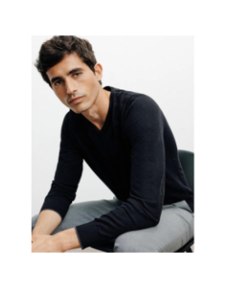 Pull brent noir homme - Izac