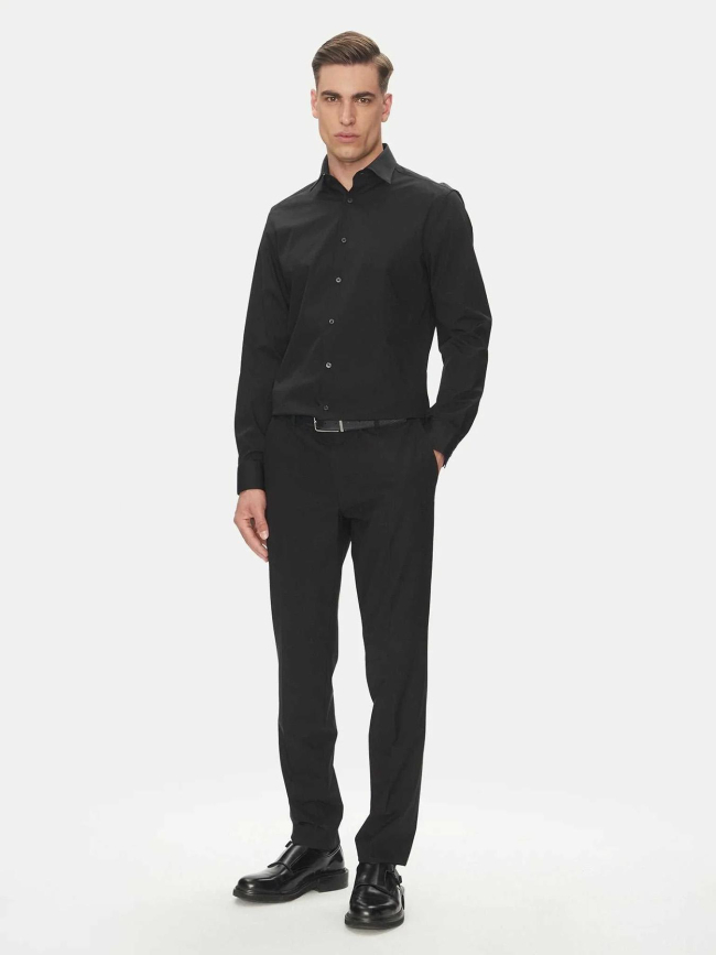 Chemise regular poplin noir homme - Calvin Klein