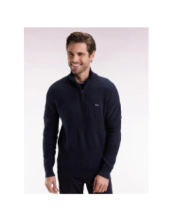 Pull polo brighthoney bleu marine homme - Eden Park