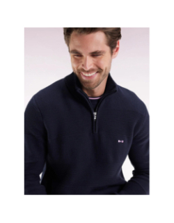 Pull polo brighthoney bleu marine homme - Eden Park