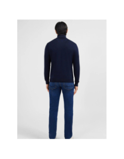 Pull col camionneur en coton épais bleu marine homme - Eden Park