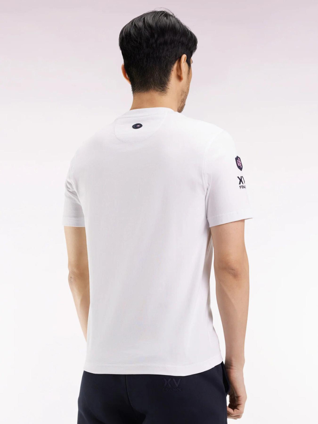 T-shirt à motif sérigraphié XV de france blanc homme - Eden Park
