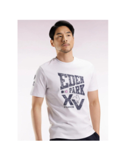 T-shirt à motif sérigraphié XV de france blanc homme - Eden Park