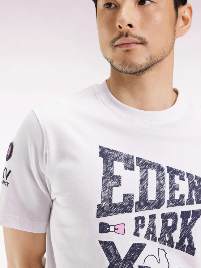 T-shirt à motif sérigraphié XV de france blanc homme - Eden Park