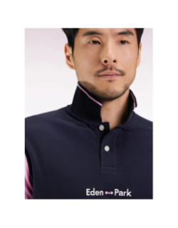 Polo à manches courtes hasparren bleu marine homme - Eden Park