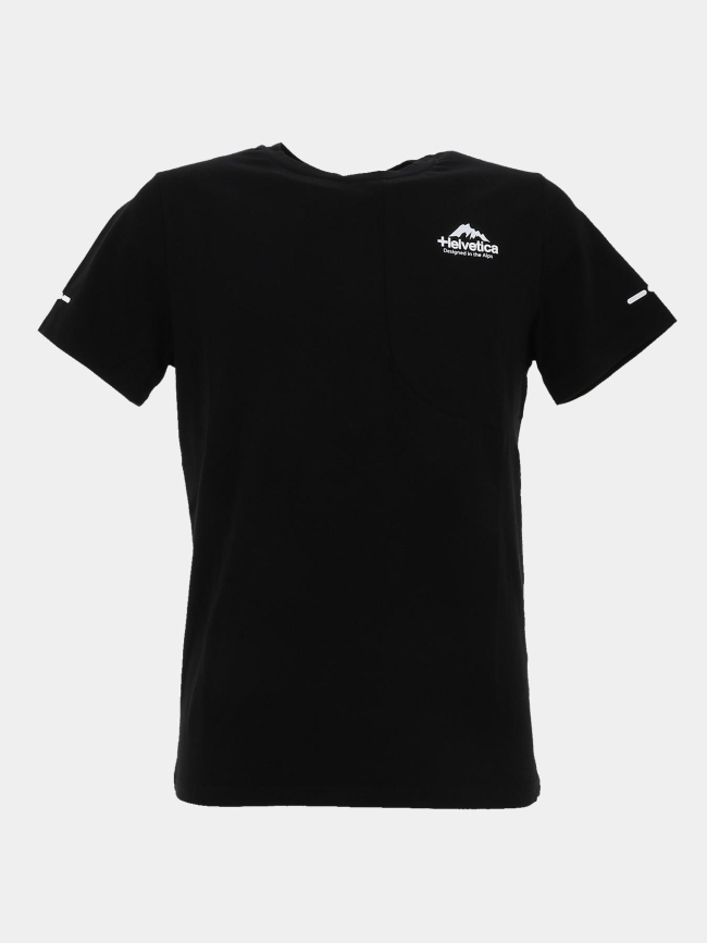 T-shirt à manches courtes swindon noir homme - Helvetica