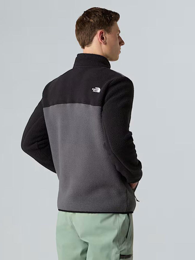 Veste en polaire zippée yumiori noir et gris homme - The North Face