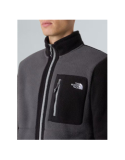 Veste en polaire zippée yumiori noir et gris homme - The North Face