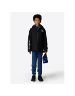 Doudoune à capuche never stop noir enfant - The North Face