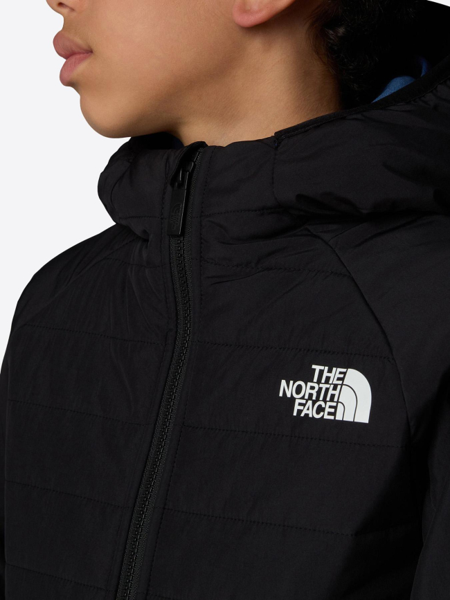 Doudoune à capuche never stop noir enfant - The North Face