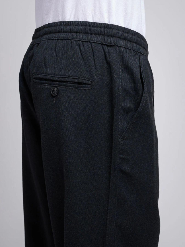Pantalon slim pywan 2 flanelle noir homme - Teddy Smith