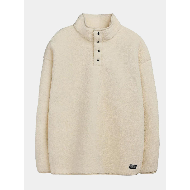 Sweat sherpa à col montant s-cliff blanc homme - Teddy Smith