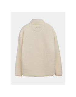 Sweat sherpa à col montant s-cliff blanc homme - Teddy Smith