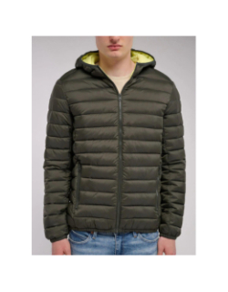 Doudoune à capuche blighter kaki homme - Teddy Smith