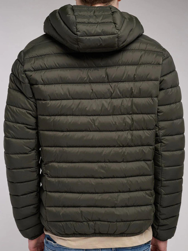 Doudoune à capuche blighter kaki homme - Teddy Smith