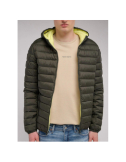 Doudoune à capuche blighter kaki homme - Teddy Smith