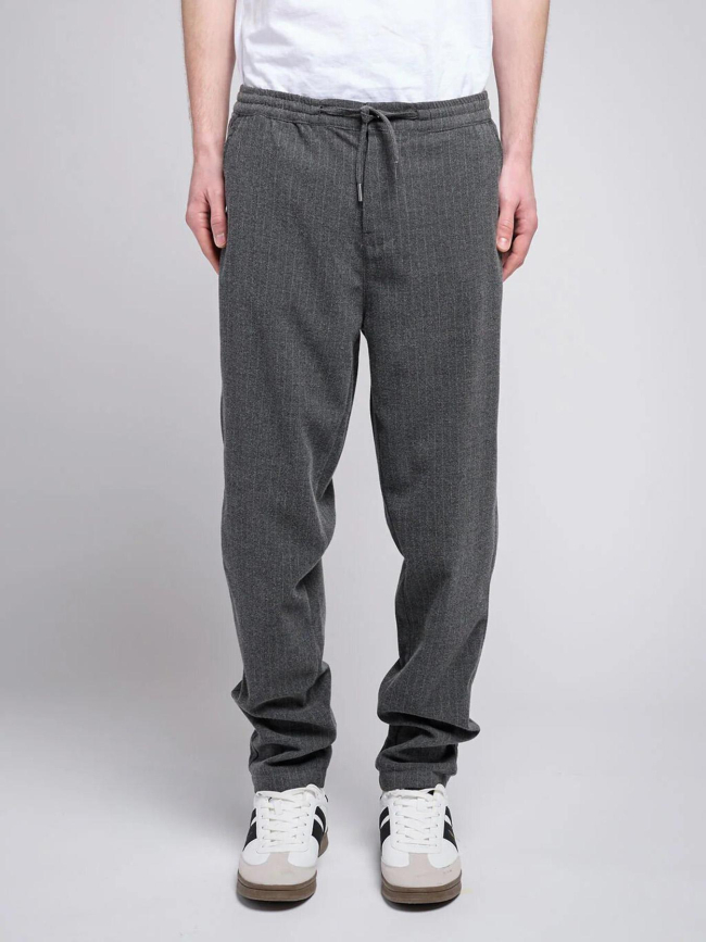 Pantalon slim pywan 2 flanelle gris homme - Teddy Smith