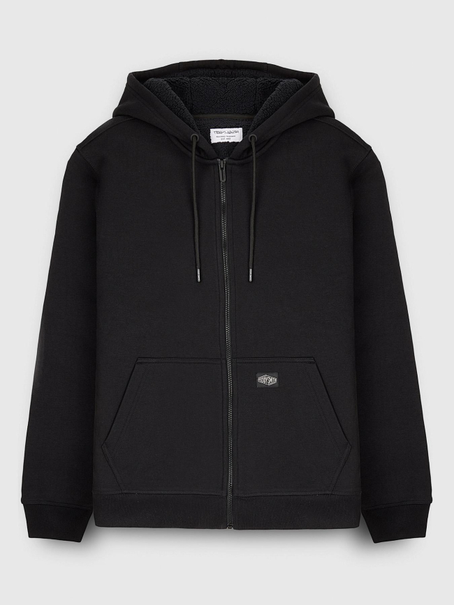 Sweat à capuche fourré sherpa g-ony noir homme - Teddy Smith