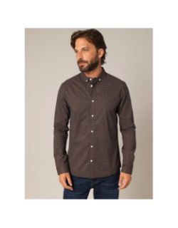 Chemise à manches longues bogart noir homme - Deeluxe