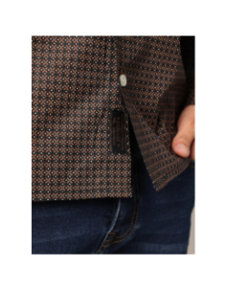 Chemise à manches longues bogart noir homme - Deeluxe