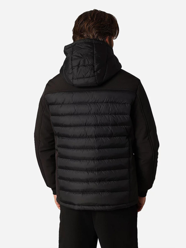 Veste matelassée avec capuche sector noir homme - Deeluxe