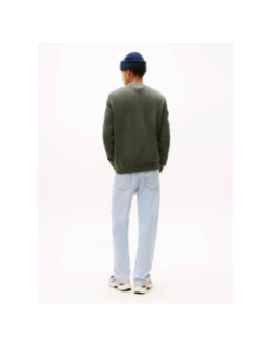 Pull uni slim kaki homme - Tommy Jeans