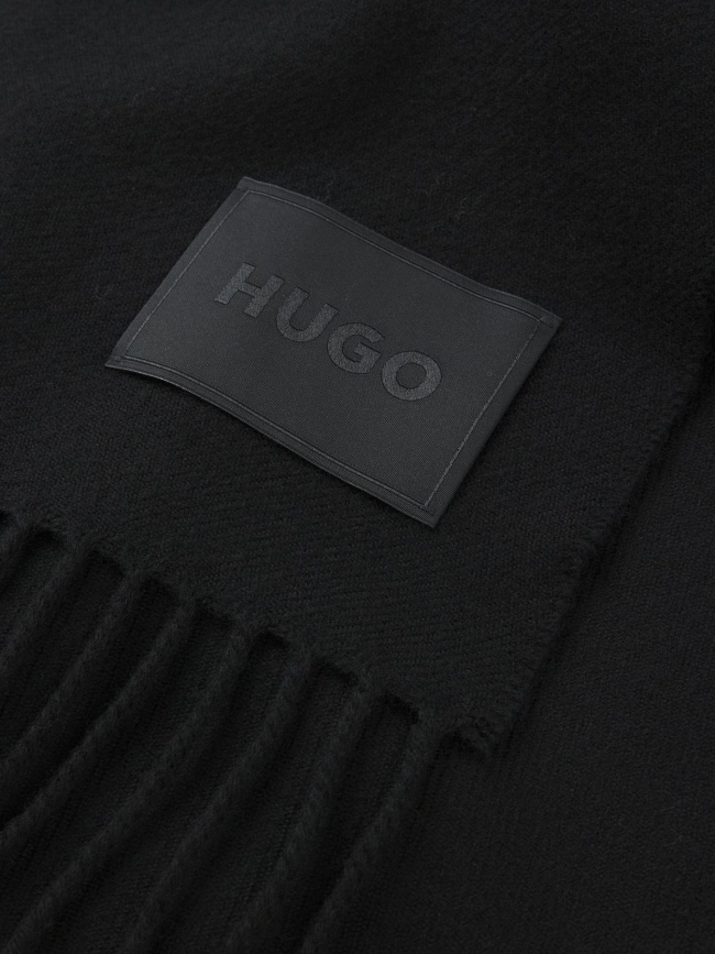 Echarpe en laine bisette noir femme - Hugo