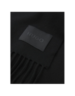 Echarpe en laine bisette noir femme - Hugo