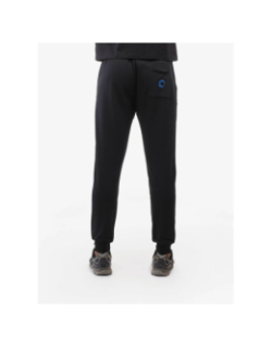 Pantalon jogging logo cadre relief vertical noir homme - Chabrand