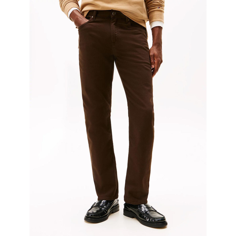 Jean droit denton marron homme - Tommy Hilfiger