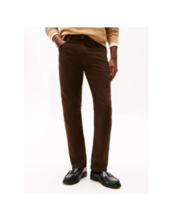 Jean droit denton marron homme - Tommy Hilfiger