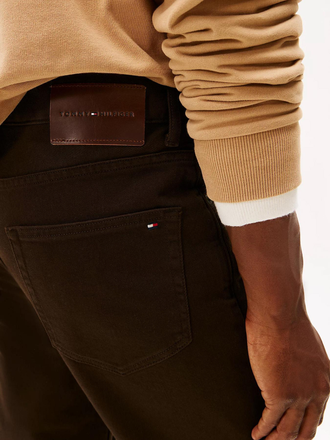 Jean droit denton marron homme - Tommy Hilfiger