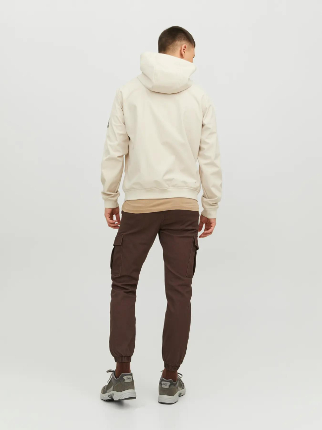 Veste softshell basic beige homme - Jack & Jones