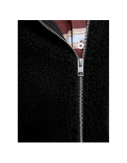 Manteau en peluche noir homme - Jack & Jones