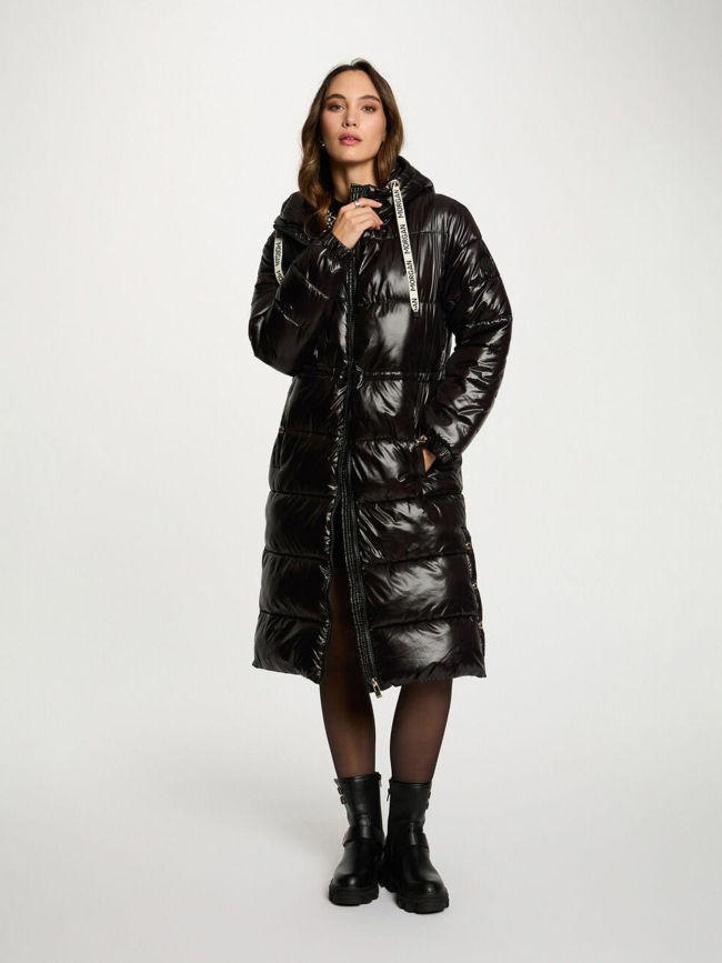 Doudoune à capuche gmode noir femme - Morgan