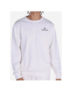 Sweat à col rond salice blanc homme - Sergio Tacchini