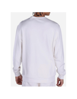 Sweat à col rond salice blanc homme - Sergio Tacchini