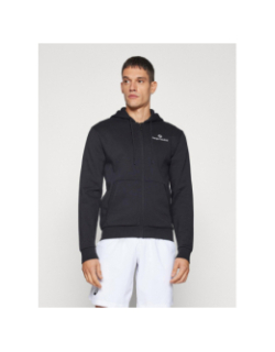 Sweat à capuche zippé cipresso noir homme - Sergio Tacchini